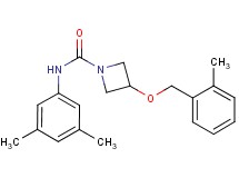 N-(3,5-dimethylphenyl)-3-[(2-methylbenzyl)oxy]azetidine-1-carboxamide
