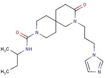 N-(sec-butyl)-2-[3-(1H-imidazol-1-yl)propyl]-3-oxo-2,9-diazaspiro[5.5]undecane-9-carboxamide