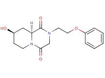 (8R*,9aS*)-8-hydroxy-2-(2-phenoxyethyl)tetrahydro-2H-pyrido[1,2-a]pyrazine-1,4(3H,6H)-dione