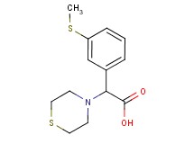 [3-(methylthio)phenyl](thiomorpholin-4-yl)acetic acid