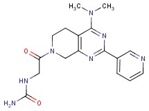 N-{2-[4-(dimethylamino)-2-pyridin-3-yl-5,8-dihydropyrido[3,4-d]pyrimidin-7(6H)-yl]-2-oxoethyl}urea