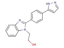 2-{2-[4-(1H-pyrazol-5-yl)phenyl]-1H-benzimidazol-1-yl}ethanol