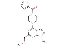 4-[4-(2-furoyl)piperazin-1-yl]-6-(methoxymethyl)-1-methyl-1H-pyrazolo[3,4-d]pyrimidine