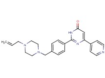 2-{4-[(4-allylpiperazin-1-yl)methyl]phenyl}-6-pyridin-4-ylpyrimidin-4(3H)-one