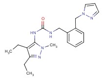 N-(3,4-diethyl-1-methyl-1H-pyrazol-5-yl)-N'-[2-(1H-pyrazol-1-ylmethyl)benzyl]urea