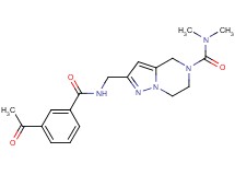 2-{[(3-acetylbenzoyl)amino]methyl}-N,N-dimethyl-6,7-dihydropyrazolo[1,5-a]pyrazine-5(4H)-carboxamide