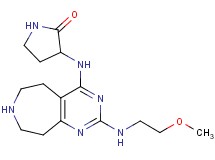 3-({2-[(2-methoxyethyl)amino]-6,7,8,9-tetrahydro-5H-pyrimido[4,5-d]azepin-4-yl}amino)pyrrolidin-2-one