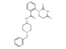 N-(1-benzylpiperidin-4-yl)-2-(2,4-dioxotetrahydropyrimidin-1(2H)-yl)benzamide