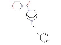 (1S*,5R*)-6-(morpholin-4-ylcarbonyl)-3-(3-phenylpropyl)-3,6-diazabicyclo[3.2.2]nonane