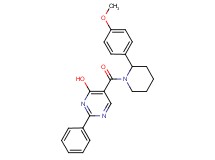 5-{[2-(4-methoxyphenyl)piperidin-1-yl]carbonyl}-2-phenylpyrimidin-4-ol