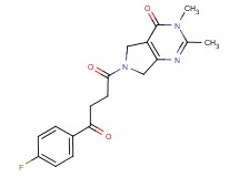 6-[4-(4-fluorophenyl)-4-oxobutanoyl]-2,3-dimethyl-3,5,6,7-tetrahydro-4H-pyrrolo[3,4-d]pyrimidin-4-one