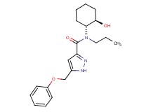 N-[(1R*,2R*)-2-hydroxycyclohexyl]-5-(phenoxymethyl)-N-propyl-1H-pyrazole-3-carboxamide