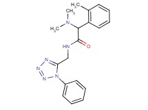 2-(dimethylamino)-2-(2-methylphenyl)-N-[(1-phenyl-1H-tetrazol-5-yl)methyl]acetamide