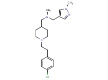 ({1-[2-(4-chlorophenyl)ethyl]-4-piperidinyl}methyl)methyl[(1-methyl-1H-pyrazol-4-yl)methyl]amine