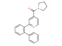 2-biphenyl-2-yl-4-(pyrrolidin-1-ylcarbonyl)pyridine