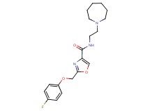 N-(2-azepan-1-ylethyl)-2-[(4-fluorophenoxy)methyl]-1,3-oxazole-4-carboxamide