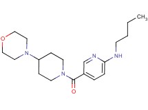 N-butyl-5-[(4-morpholin-4-ylpiperidin-1-yl)carbonyl]pyridin-2-amine