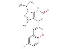 4-(6-chloro-2H-chromen-3-yl)-1-isopropyl-3-methyl-1,4,5,7-tetrahydro-6H-pyrazolo[3,4-b]pyridin-6-one