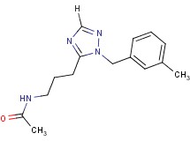 N-{3-[1-(3-methylbenzyl)-1H-1,2,4-triazol-5-yl]propyl}acetamide
