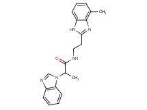 2-(1H-benzimidazol-1-yl)-N-[2-(4-methyl-1H-benzimidazol-2-yl)ethyl]propanamide