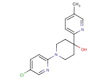 1-(5-chloropyridin-2-yl)-4-(5-methylpyridin-2-yl)piperidin-4-ol