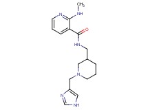 N-{[1-(1H-imidazol-4-ylmethyl)piperidin-3-yl]methyl}-2-(methylamino)nicotinamide