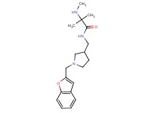 N~1~-{[1-(1-benzofuran-2-ylmethyl)-3-pyrrolidinyl]methyl}-N~2~,2-dimethylalaninamide dihydrochloride