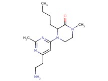 4-[6-(2-aminoethyl)-2-methylpyrimidin-4-yl]-3-butyl-1-methylpiperazin-2-one