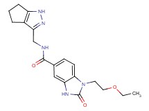 1-(2-ethoxyethyl)-2-oxo-N-(1,4,5,6-tetrahydrocyclopenta[c]pyrazol-3-ylmethyl)-2,3-dihydro-1H-benzimidazole-5-carboxamide