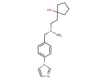 1-{2-[[4-(1H-imidazol-1-yl)benzyl](methyl)amino]ethyl}cyclopentanol