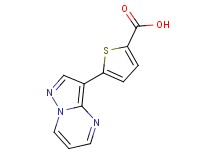 5-pyrazolo[1,5-a]pyrimidin-3-ylthiophene-2-carboxylic acid