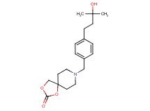 8-[4-(3-hydroxy-3-methylbutyl)benzyl]-1,3-dioxa-8-azaspiro[4.5]decan-2-one