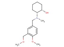 (1S*,2R*)-2-[[4-methoxy-3-(methoxymethyl)benzyl](methyl)amino]cyclohexanol