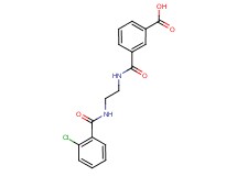 3-[({2-[(2-chlorobenzoyl)amino]ethyl}amino)carbonyl]benzoic acid