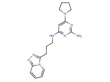 6-pyrrolidin-1-yl-N~4~-(3-[1,2,4]triazolo[4,3-a]pyridin-3-ylpropyl)pyrimidine-2,4-diamine