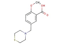 2-methoxy-5-(thiomorpholin-4-ylmethyl)benzoic acid