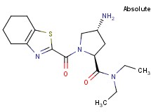 (2S,4R)-4-amino-N,N-diethyl-1-(4,5,6,7-tetrahydro-1,3-benzothiazol-2-ylcarbonyl)pyrrolidine-2-carboxamide