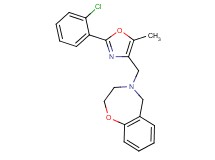 4-{[2-(2-chlorophenyl)-5-methyl-1,3-oxazol-4-yl]methyl}-2,3,4,5-tetrahydro-1,4-benzoxazepine