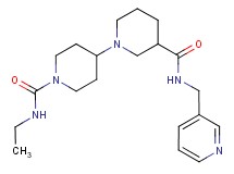 N~1~'-ethyl-N~3~-(3-pyridinylmethyl)-1,4'-bipiperidine-1',3-dicarboxamide