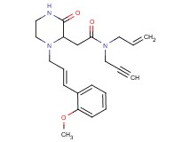 N-allyl-2-{1-[(2E)-3-(2-methoxyphenyl)-2-propen-1-yl]-3-oxo-2-piperazinyl}-N-2-propyn-1-ylacetamide
