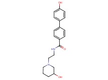 4'-hydroxy-N-[2-(3-hydroxy-1-piperidinyl)ethyl]-4-biphenylcarboxamide trifluoroacetate (salt)
