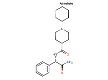 N-[(1S)-2-amino-2-oxo-1-phenylethyl]-1-cyclohexyl-4-piperidinecarboxamide