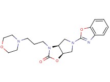 (3aS*,6aR*)-5-(1,3-benzoxazol-2-yl)-3-(3-morpholin-4-ylpropyl)hexahydro-2H-pyrrolo[3,4-d][1,3]oxazol-2-one