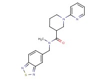 N-(2,1,3-benzothiadiazol-5-ylmethyl)-N-methyl-1-pyridin-2-ylpiperidine-3-carboxamide
