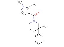 1-[(1,2-dimethyl-1H-pyrrol-3-yl)carbonyl]-3-methyl-3-phenylpiperidine