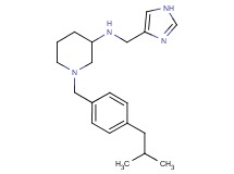 N-(1H-imidazol-4-ylmethyl)-1-(4-isobutylbenzyl)-3-piperidinamine