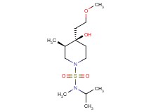 (3R*,4R*)-4-hydroxy-N-isopropyl-4-(2-methoxyethyl)-N,3-dimethyl-1-piperidinesulfonamide