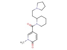 1-methyl-5-({2-[2-(1-pyrrolidinyl)ethyl]-1-piperidinyl}carbonyl)-2(1H)-pyridinone