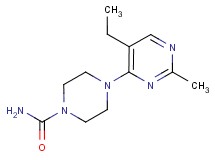 4-(5-ethyl-2-methylpyrimidin-4-yl)piperazine-1-carboxamide