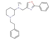 N-methyl-1-(2-phenylethyl)-N-[(2-phenyl-1,3-oxazol-4-yl)methyl]-3-piperidinamine